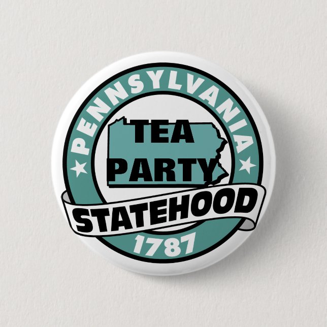 PENNSYLVANIA TEA PARTY STATE BUTTON (Front)