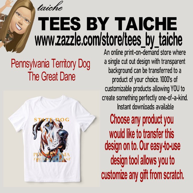 Pennsylvania Territory Dog The Great Dane Tri-Blend Shirt (Creator Uploaded)
