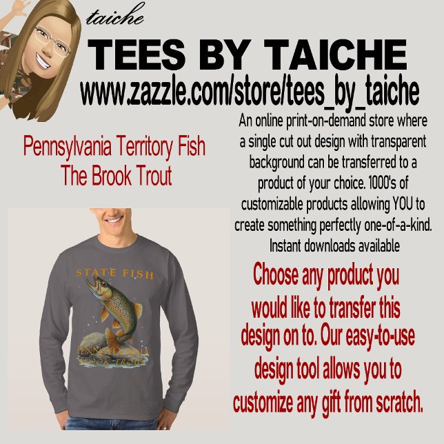 Pennsylvania Territory Fish The Brook Trout T-Shirt (Creator Uploaded)