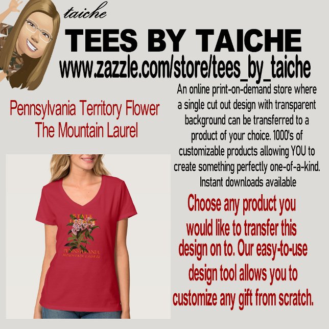 Pennsylvania Territory Flower The Mountain Laurel T-Shirt (Creator Uploaded)