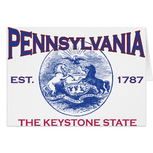 PENNSYLVANIA The Keystone State Cards (Front Horizontal)