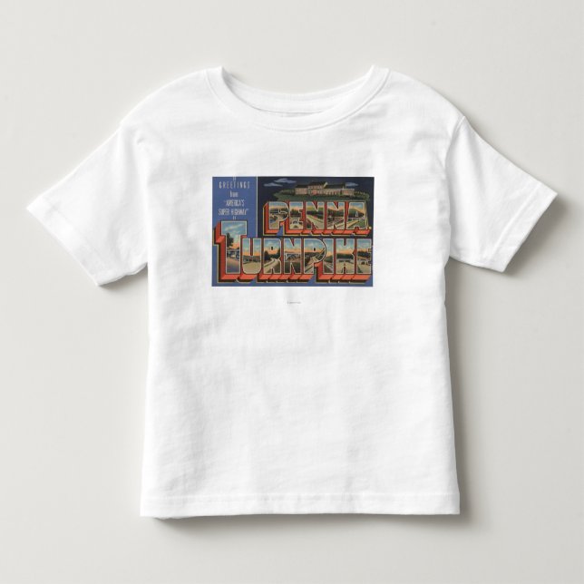 Pennsylvania - The Pennsylvania Turnpike Toddler T-shirt (Front)