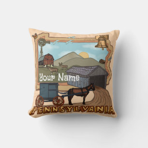 Pennsylvania Throw Pillow