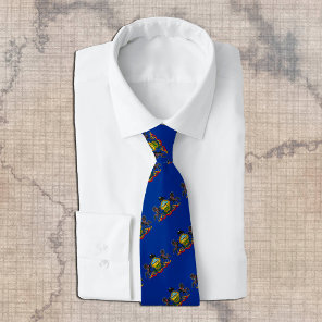 Pennsylvania Ties, fashion USA, Flag business Neck Tie