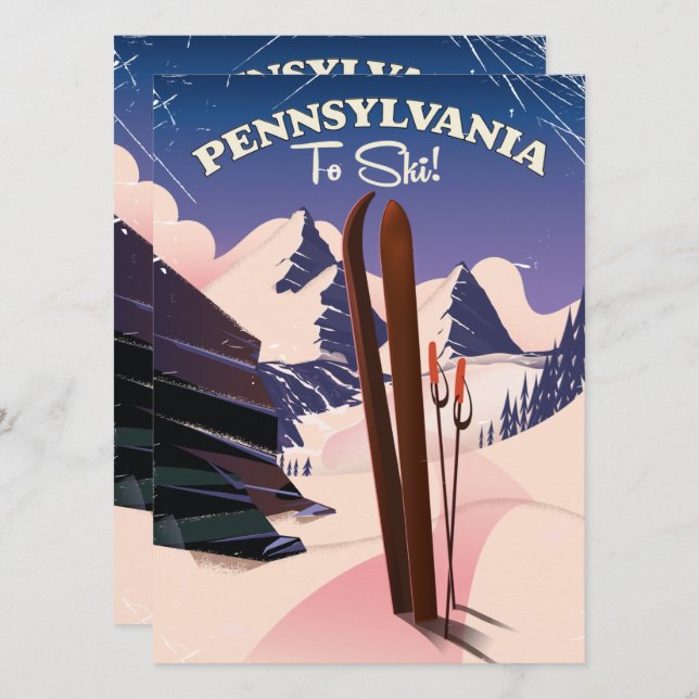 Pennsylvania To Ski (Front/Back)
