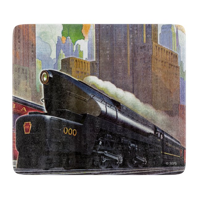 Pennsylvania Train by Unknown Cutting Board (Front)