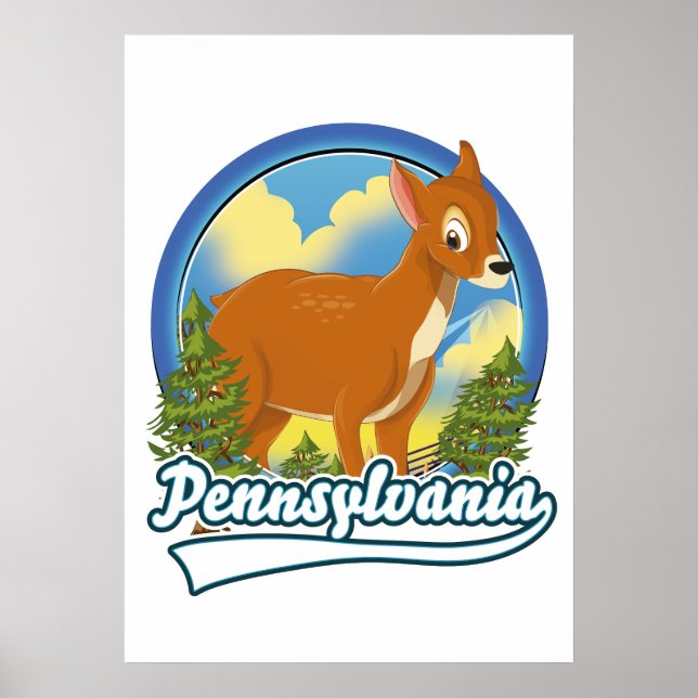 Pennsylvania Travel logo Poster (Front)