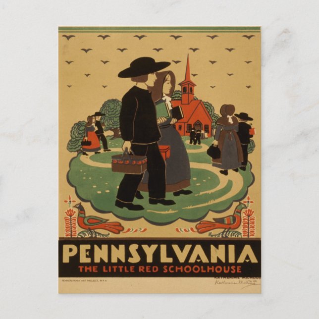 Pennsylvania Travel Postcard (Front)