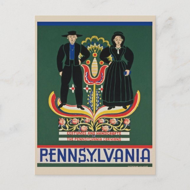 Pennsylvania Travel Postcard (Front)