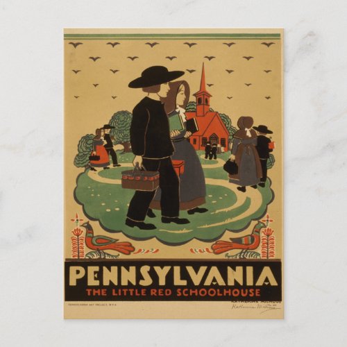 Pennsylvania Travel Postcard