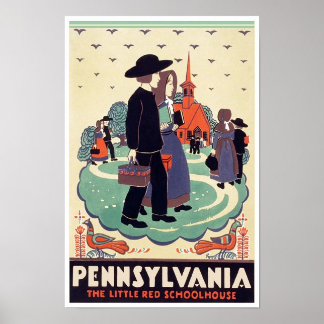 Pennsylvania Vintage Poster (Front)