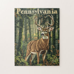 Pennsylvania White-tailed deer Jigsaw Puzzle