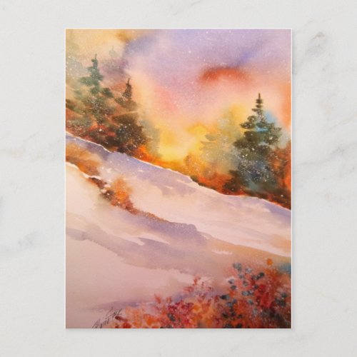 Pennsylvania Winter Sunrise Postcard