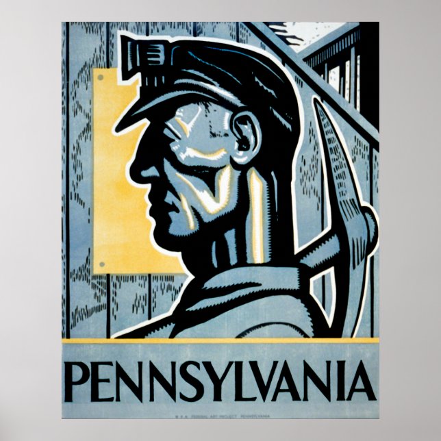 Pennsylvania WPA Poster (Front)