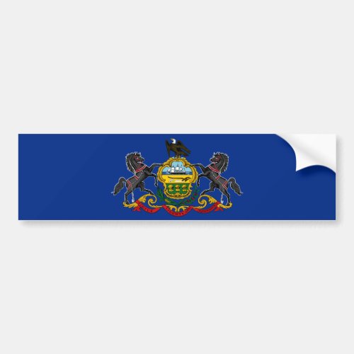 Pennsylvanian Flag Bumper Sticker