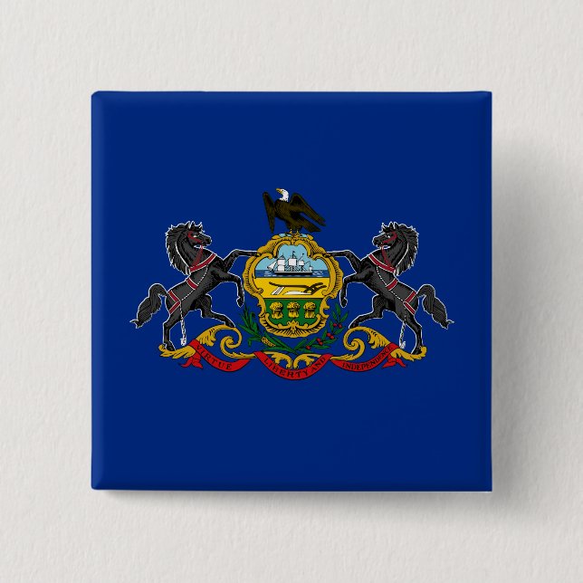 Pennsylvanian Flag Button (Front)