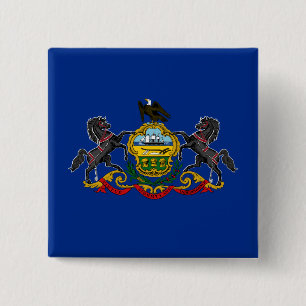 Pennsylvanian Flag Button