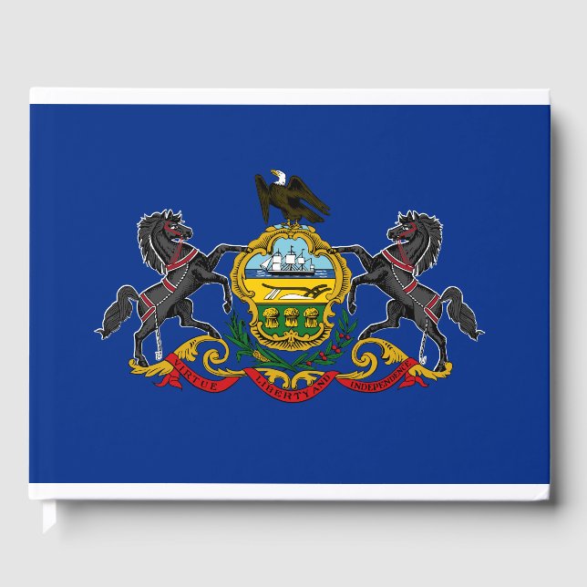 Pennsylvanian Flag Guest Book (Front)