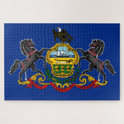 Pennsylvanian Flag Jigsaw Puzzle