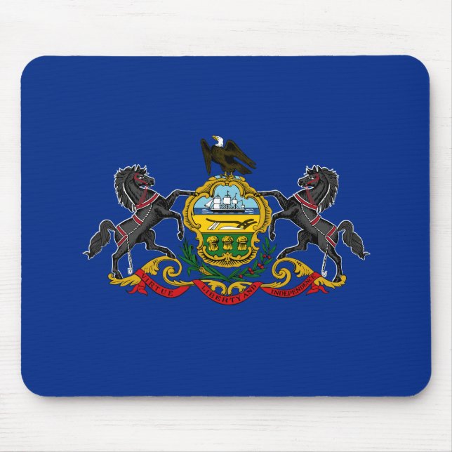Pennsylvanian Flag Mouse Pad (Front)