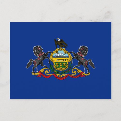 Pennsylvanian Flag Postcard