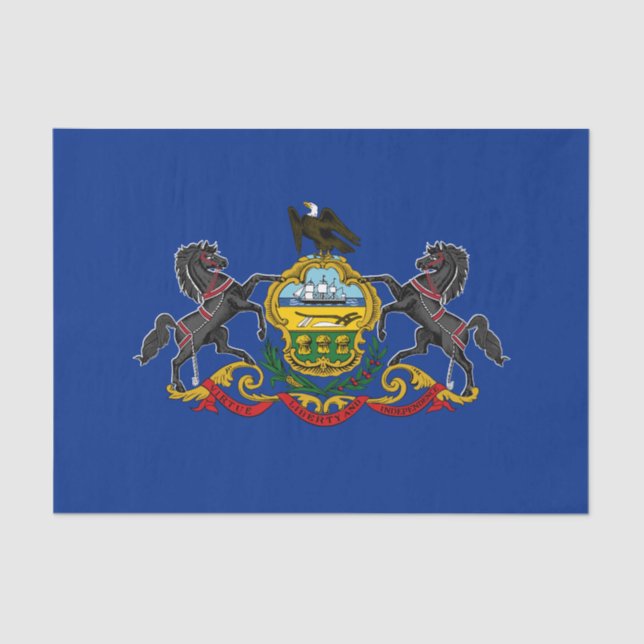 Pennsylvanian Flag Tissue Paper (Front)