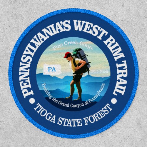 Pennsylvanias West Rim Trail Patch