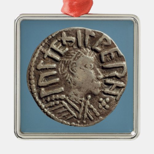 Penny Aethelberht Anglo_Saxon King East Anglia Metal Ornament
