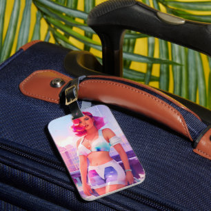 Penny at the Pennyroyal Tea Club Luggage Tag