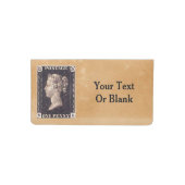 Penny Black Postage Stamp Checkbook Cover (Front)
