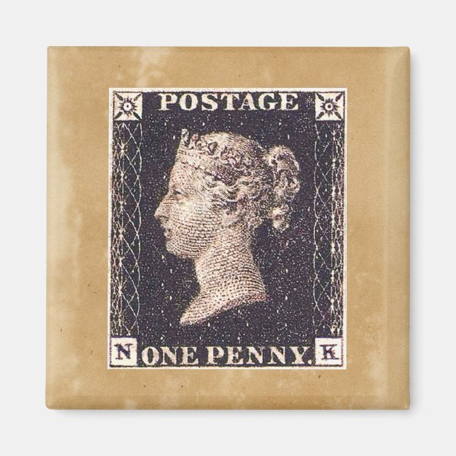 Penny Black Postage Stamp Magnet (Front)