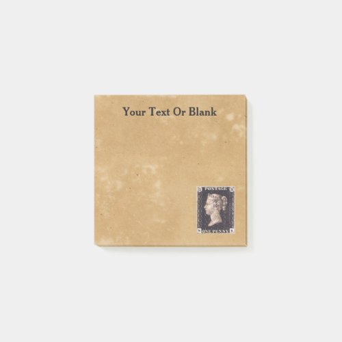 Penny Black Postage Stamp Post_it Notes
