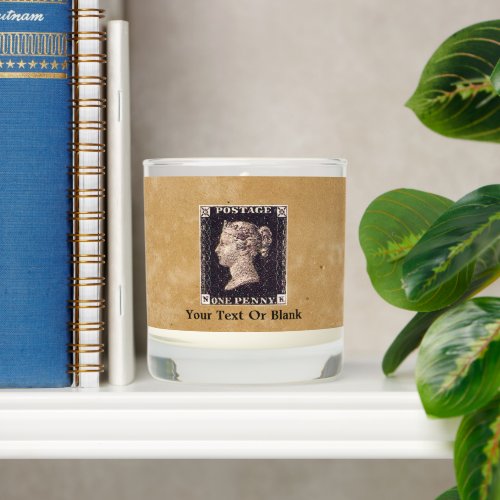 Penny Black Postage Stamp Scented Candle