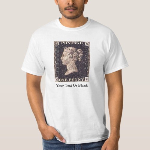 Penny Black Postage Stamp T_Shirt