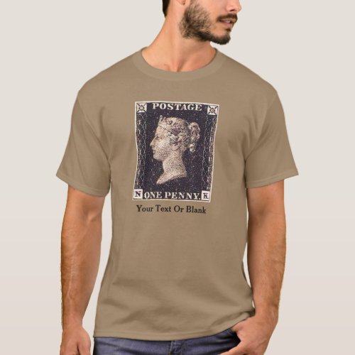 Penny Black Postage Stamp T_Shirt