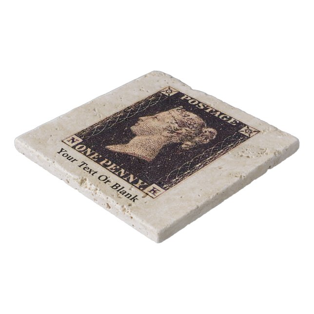 Penny Black Postage Stamp Trivet (Corner)