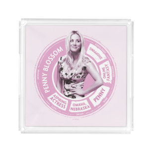 Penny Blossom Info Graphic Acrylic Tray