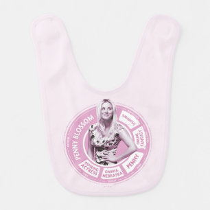 Penny Blossom Info Graphic Baby Bib