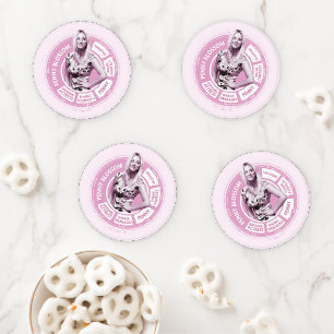 Penny Blossom Info Graphic Coaster Set