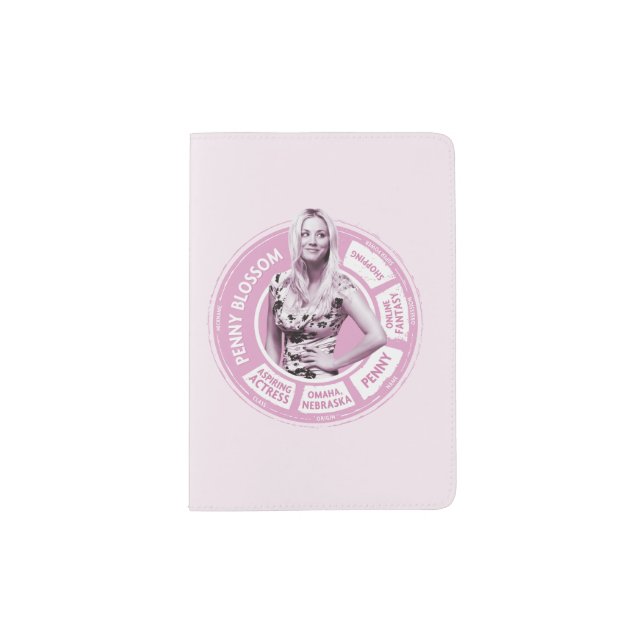 Penny Blossom Info Graphic Passport Holder (Front)