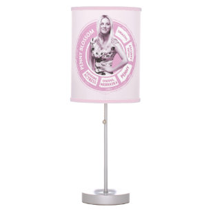 Penny Blossom Info Graphic Table Lamp