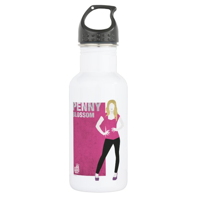 Penny Blossom Stainless Steel Water Bottle (Front)