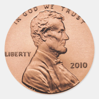Penny Classic Round Sticker