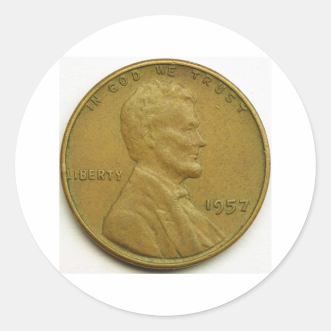 penny classic round sticker (Front)