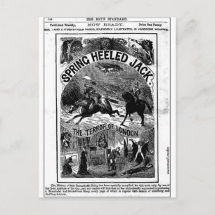 penny dreadful - spring-heeled jack postcard