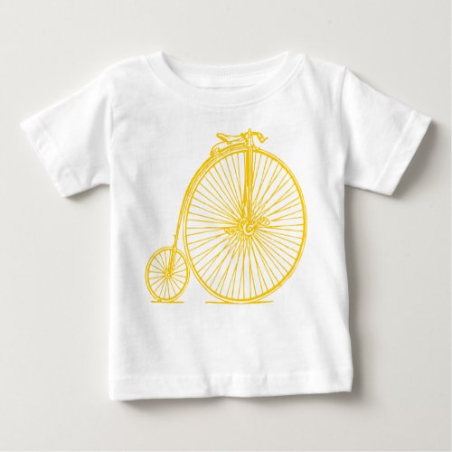 Penny Farthing _ Amber Baby T_Shirt