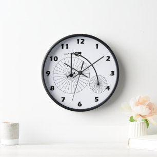 Penny Farthing Bicycle Clock
