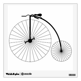 Penny Farthing Bicycle Wall Sticker