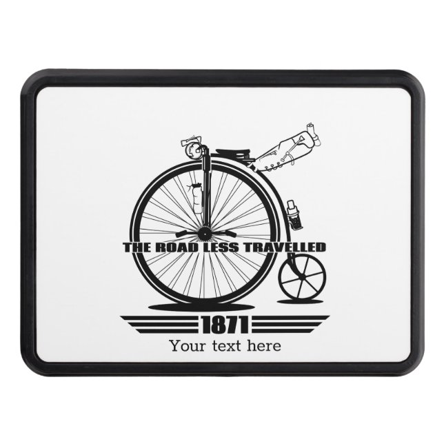 Penny Farthing Bikepacking Hitch Cover (Front)