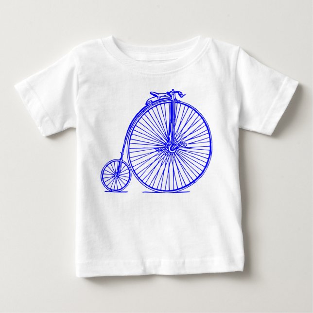 Penny Farthing - Blue Baby T-Shirt (Front)